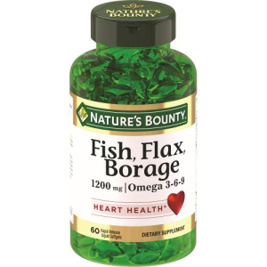 Нэйчес баунти капсулы №60 омега-3-6-9 бад