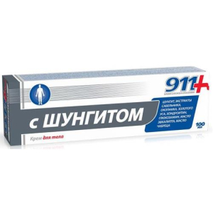 911 ваша служба спасения крем для тела 100мл шунгит