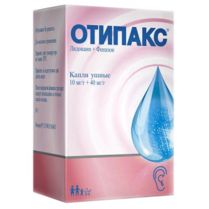 Отипакс капли ушные 16г в комплекте с капельницей