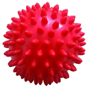 Альпина пласт мяч массажный игольчатый 6.5см пвх красный