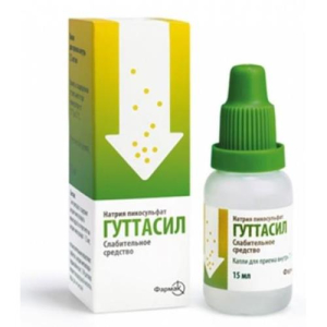 Гуттасил капли для приема внутрь 7.5мг/мл 15мл/Миофарм бад