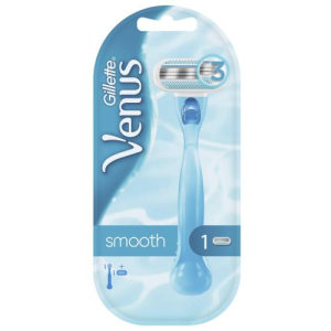 Жиллет венус смуф станок бритвенный  + 1 смен. кассета жен.