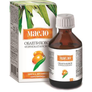 Масло облепиховое горноалтайское 50мл. и/у