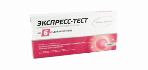 Иммунохром тест нарко-6-мульти-экспресс на выявл наркотиков в моче