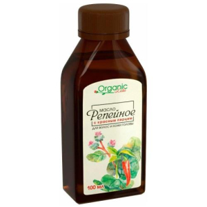 Органик лабс масло 100мл репейное с красным перцем