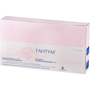 Тантум роза раствор вагинальный 0.1% 140мл №5