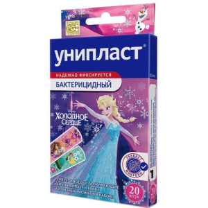 Унипласт лейкопластырь бактерицидный №20 холодное сердце