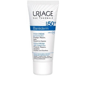 Урьяж барьедерм цика-крем 40мл с медью и цинком spf50 +