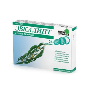 Эвкалипт натур продукт пастилки 2,5г №24 (бад)