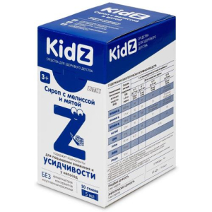 Кидз сироп 5мл №20 с мелиссой и мятой 3 +