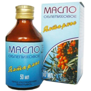 Облепиховое  масло для приема внутрь местного и наружного применения 50мл
