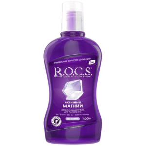 Рокс ополаскиватель для полости рта 400мл активный магний