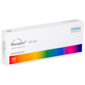 Минирин мелт таблетки-лиофилизат 60мкг №30