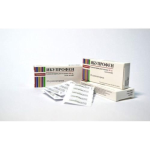 Ибупрофен суппозитории ректальные 60мг №10 для детей