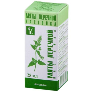 Мяты перечной настойка 25мл