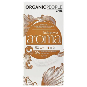 Органик пепл леди пауэр прокладки ежедневные №52 арома классик