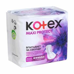 Котекс макси протект супер + прокладки №9 ароматизированные