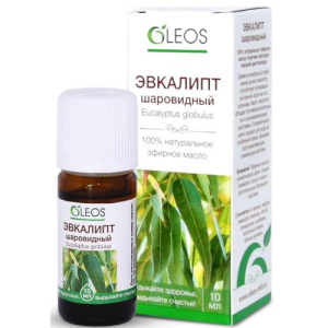 Олеос масло эфирное 10мл эвкалипт шаровидный