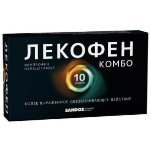 Лекофен комбо таблетки покрытые пленочной оболочкой 200мг+500мг №10