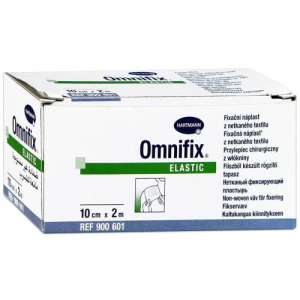 Омнификс эластик пластырь фиксирующий гипоалл. 10смх2м. бел. /арт.900601/