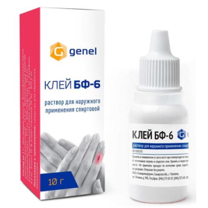 Клей бф-6 раствор для наружного применения спиртовой фл.кап 10г/Самара