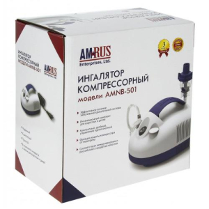 Амрус ингалятор компрессорный amnb-501 д/всех возраст. групп