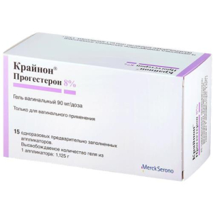 Крайнон гель вагинальный 90мг/доза №15