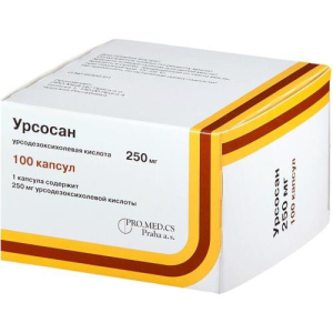 Урсосан капсулы 250мг №100 
