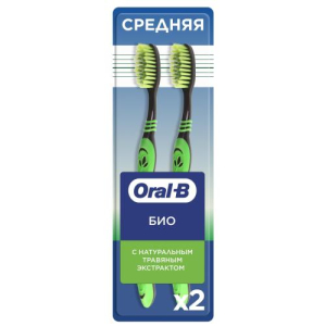 Орал би набор зубная щетка био/1 + 1/сред