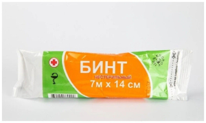 Верамед бинт медицинский марлевый нестерильный 7мх14см