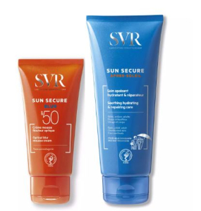 SVR Набор Безопасное солнце крем-мусс с эфф фотошопа SPF 50 50+75мл
