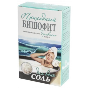 Бишофит природный соль для ванн 180г