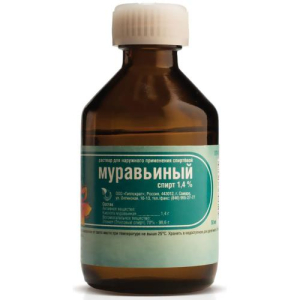 Муравьиный спирт раствор для наружного применения  50мл