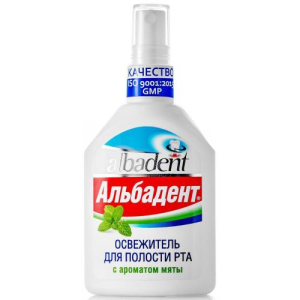Альбадент освежитель полости рта 35мл мята