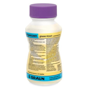 Нутрикомп дринк ренал смесь для энтерального питания 200мл ваниль