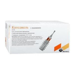 Катеджель с лидокаином гель для местного применения 12,5г №5