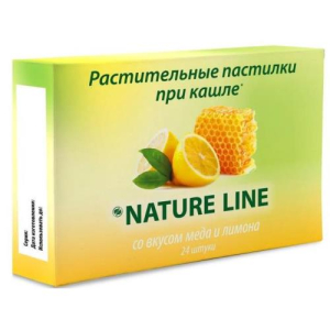 Натурлайн леденцы №24 с растит. экстракт. мед + лимон