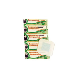 Сарепта лейкопластырь бактерицидный нетканный 6х10 №1 бриллиантовой зеленой