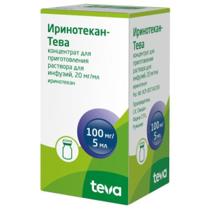 Иринотекан-тева концентрат для приготовления раствора для инфузий 20мг/мл 5мл №1