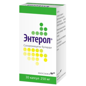 Энтерол капсулы 250мг №30 флакон