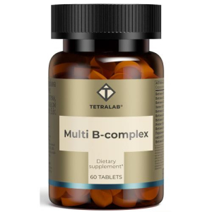 Тетралаб мульти в-комплекс таблетки 560мг №60 для нервной системы, волос и ногтей бад