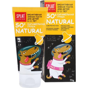 Сплат юниор зубная паста 55мл/73г 6-11лет карамельная груша