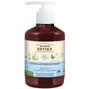 Эльфа зеленая аптека мыло для интимной гигиены 370мл нежное ромашка
