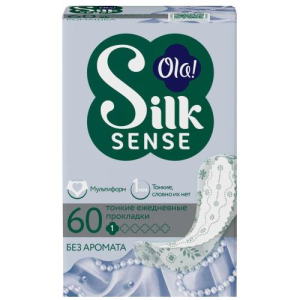 Ола силк сенс прокладки ежедневные №60 лайт стринг-мультиформ