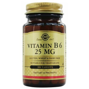 Солгар витамин в6 таблетки 25мг №100