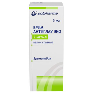 Брим антиглау эко капли глазные 2 мг/мл 5мл