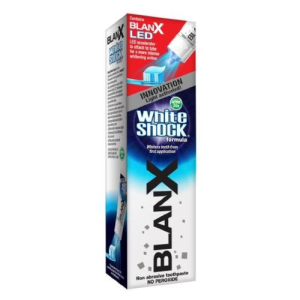Бланкс вайт шок зубная паста 50мл отбеливающ. лед активатор