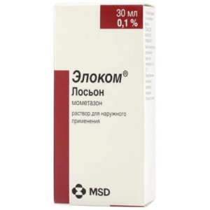 Элоком лосьон раствор для наружного применения  1мг/мл 30мл