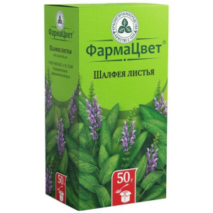 Шалфея листья измельченные 50г