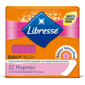 Либресс дейлифреш прокладки ежедневные №32 нормал ультратонк.